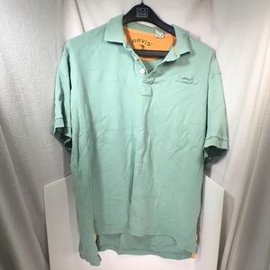 ORVIS SIG POLO SHIRT S/S Large, Teal